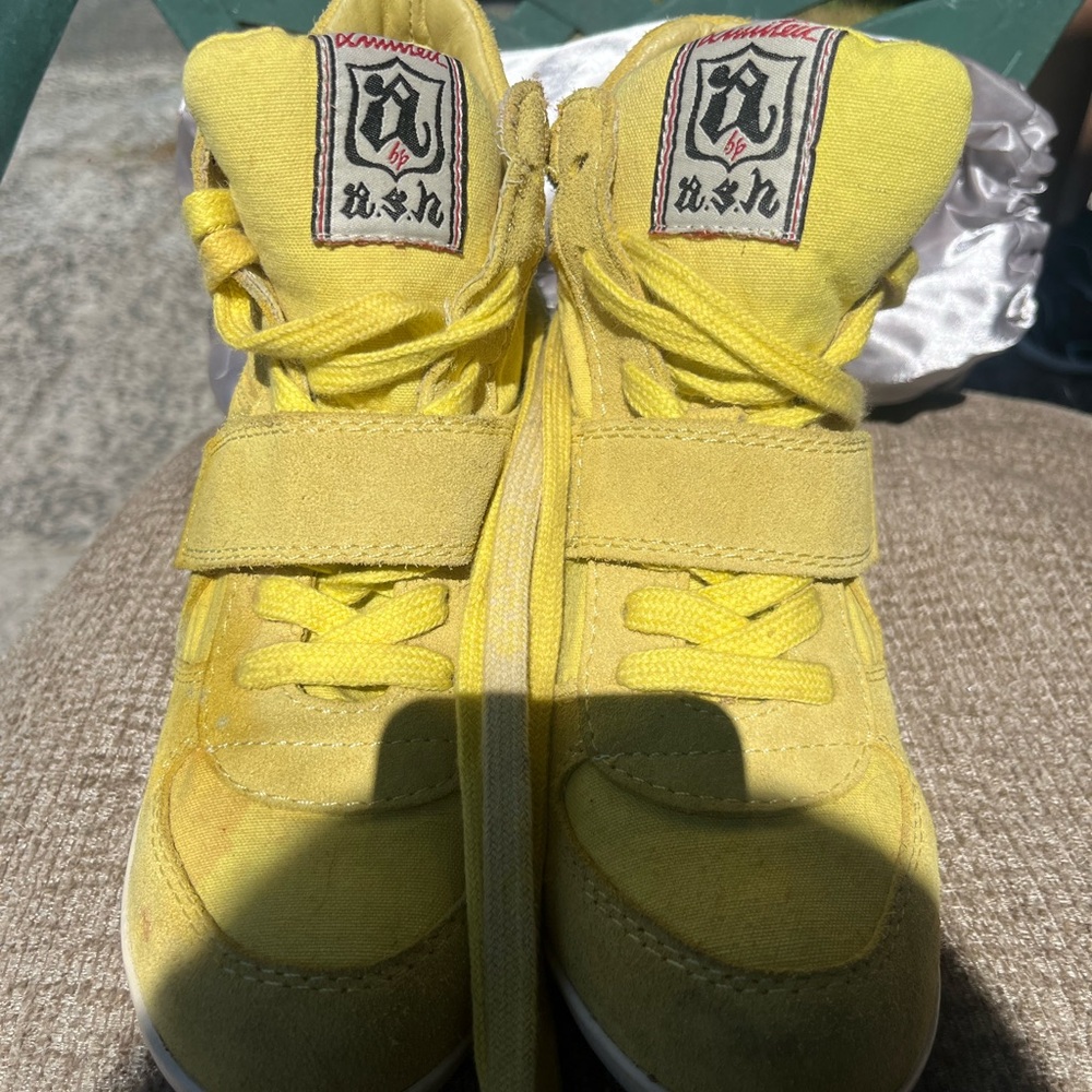 Ash wedged sneakers